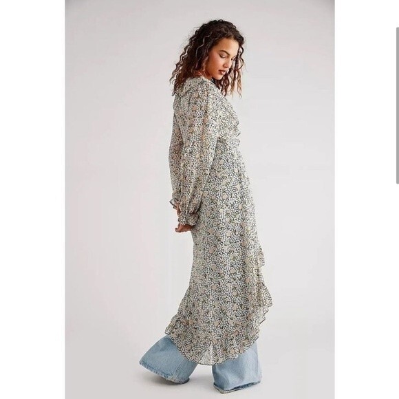 NWT Free people |  GIGI Printed Maxi Top OB1463037 - Picture 7 of 16